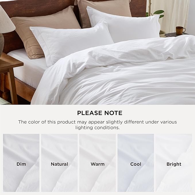 Linen Duvet Cover Set - Full