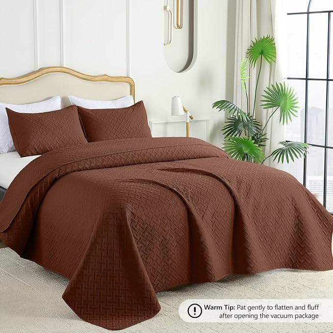 Microfiber Quilt Set - Queen