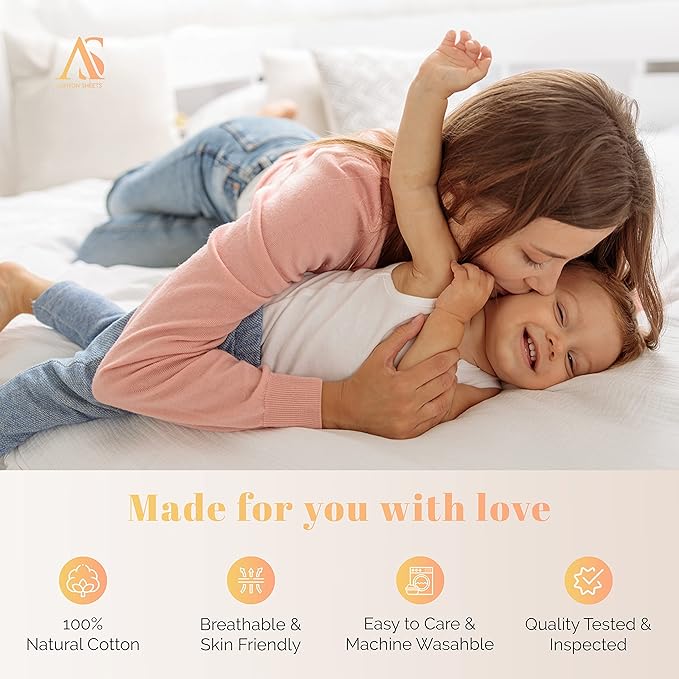 Cooling Bed Sheet Set - California King - 16 in Deep Pocket - 4 Piece