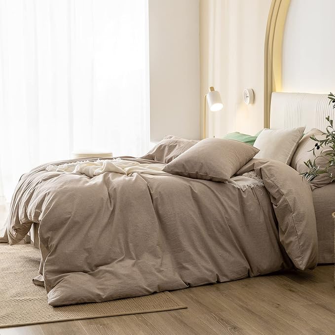 Linen Duvet Cover Set - Queen - 2 Piece