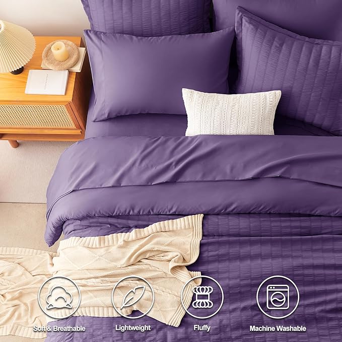 Down Alternative Comforter Set - Queen - 7 Piece