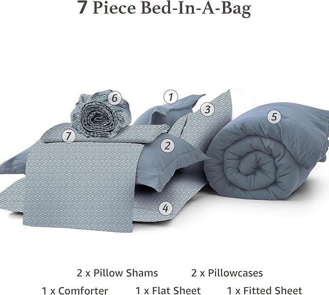 Comforter Set - Full - 7 Piece