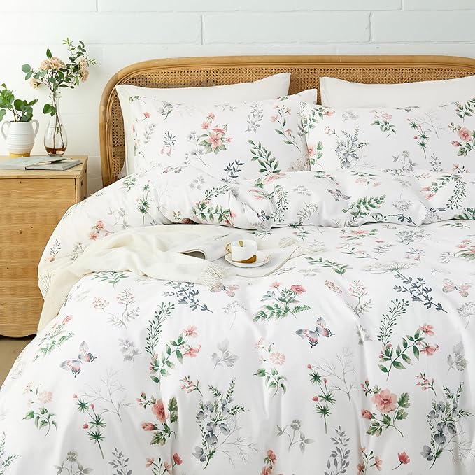 100% Cotton Duvet Cover Set - King - 3 Piece