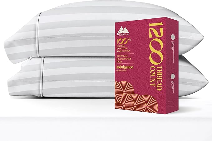 Linen Pillowcase Set - King - 2 Piece