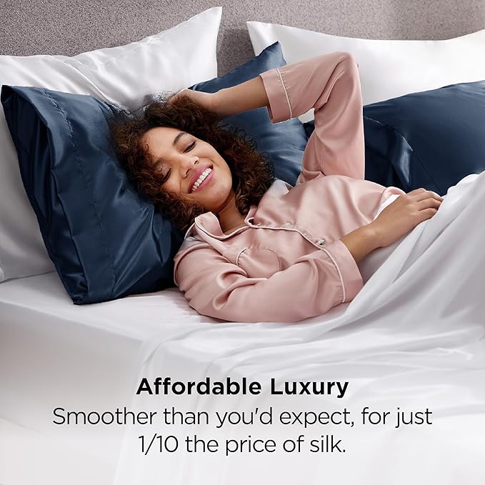 Satin Pillowcase Set - Standard - 20 x 26 in - 2 Pack