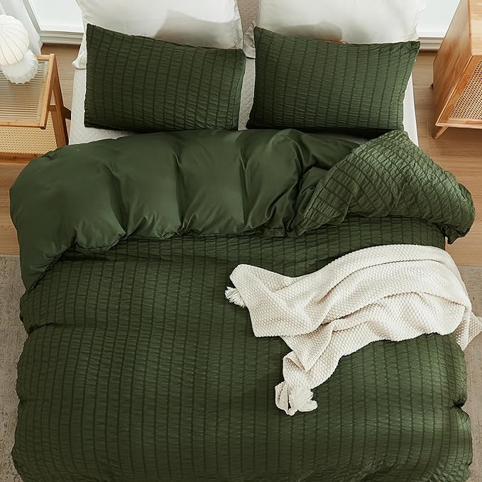 Microfiber Duvet Cover Set - Full - 80 x 90 in - 3 Piece