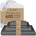 100% Cotton Cooling Bed Sheet Set - King - 4 Piece