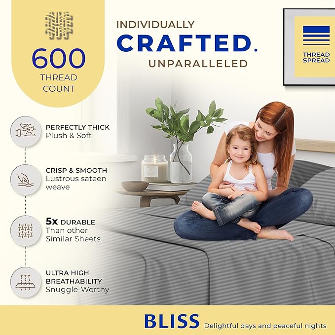 Cooling Bed Sheet Set - King - 18 in Deep Pocket - 4 Piece
