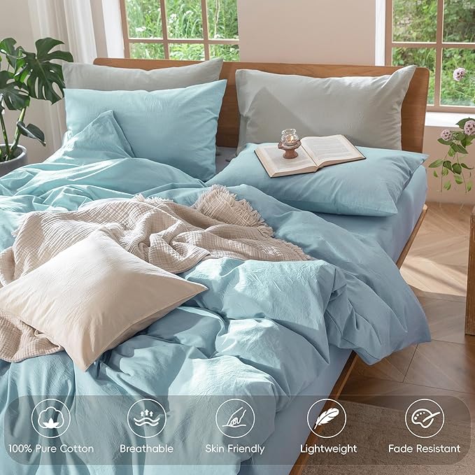 Linen Duvet Cover Set - Full