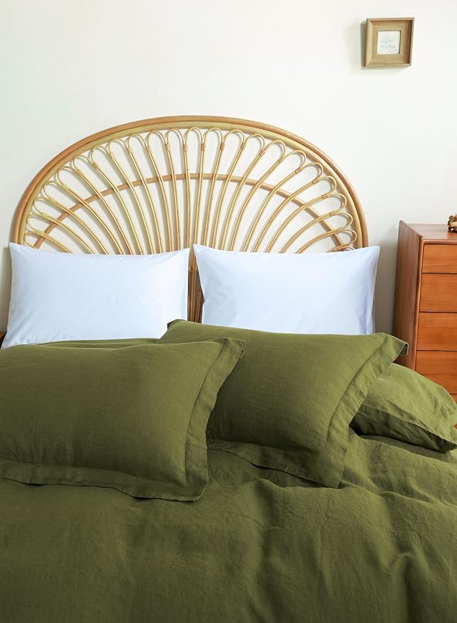 Linen Duvet Cover Set - King - 3 Piece