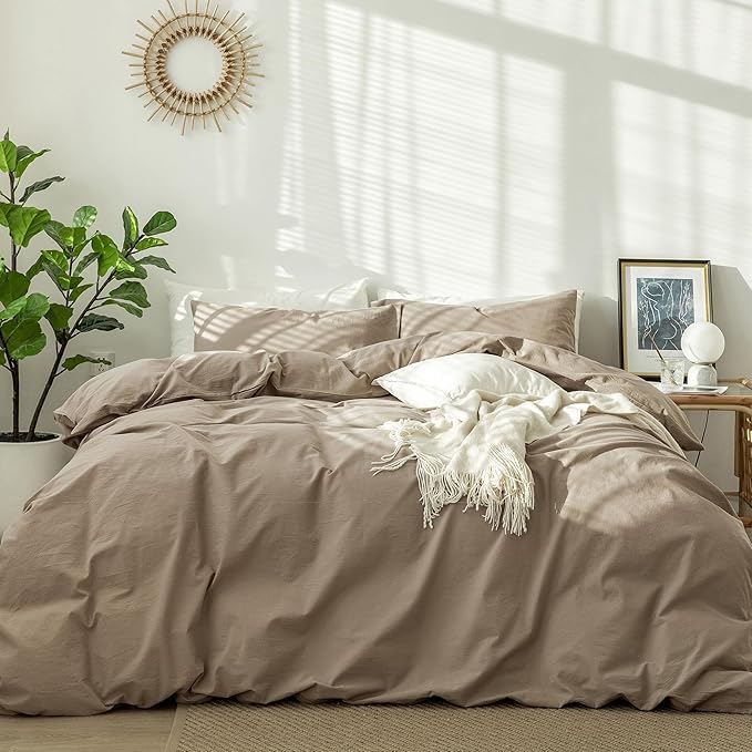 Linen Duvet Cover Set - Twin