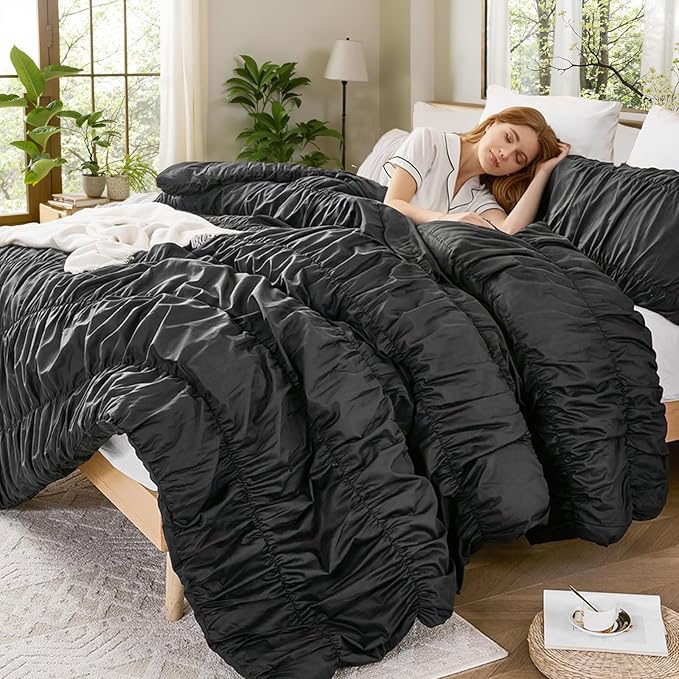 100% Cotton Comforter Set - King - 3 Piece