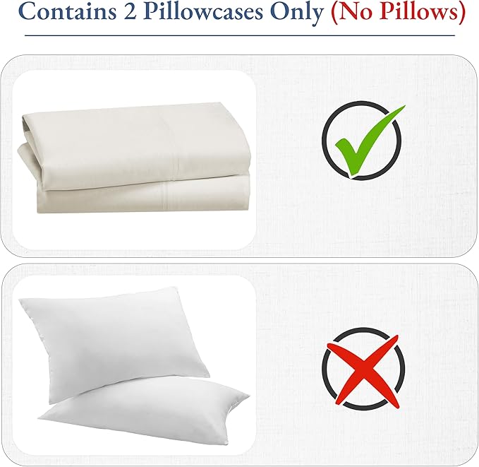 100% Cotton Pillowcase - Queen