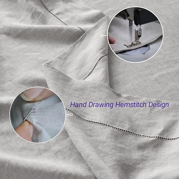Linen Bed Sheet Set - Twin - 3 Piece