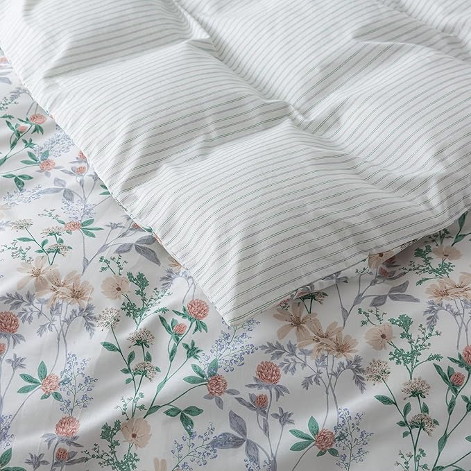 100% Cotton Duvet Cover Set - Queen - 3 Piece