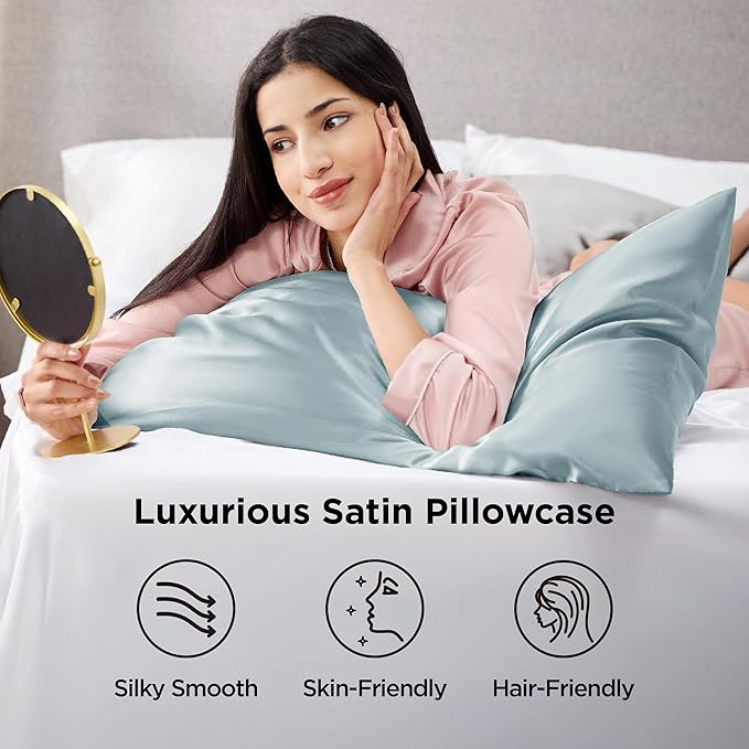 Satin Pillowcase Set - Standard - 20 x 26 in - 2 Piece
