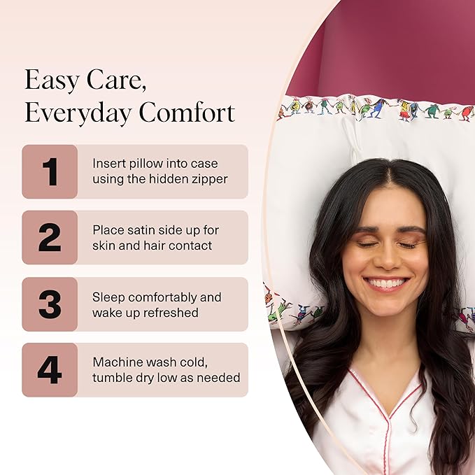 Satin Cooling Pillowcase - King