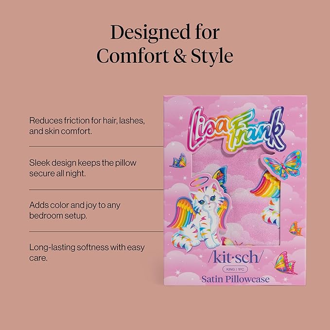 Satin Cooling Pillowcase - King