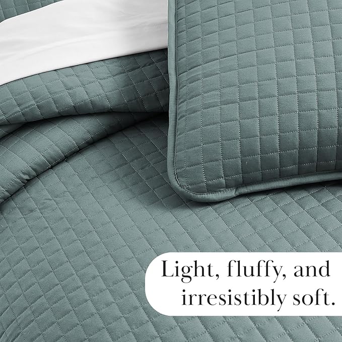 Microfiber Quilt Set - Queen
