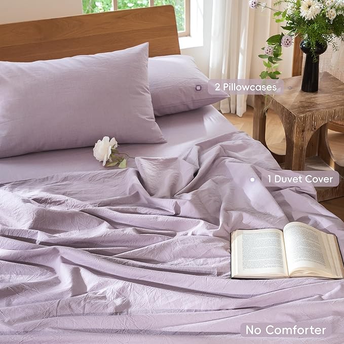 Linen Duvet Cover Set - Queen