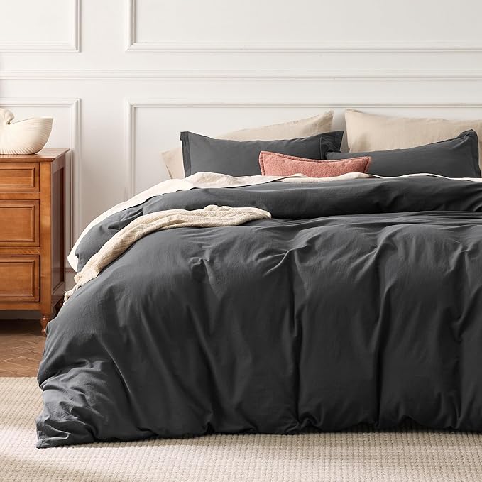 Linen Duvet Cover Set - Queen