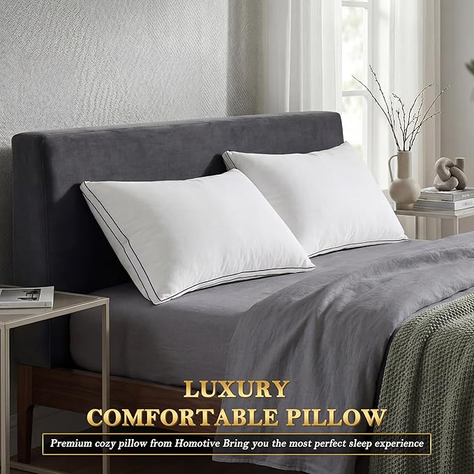 Bed Pillow - King - 2 Piece