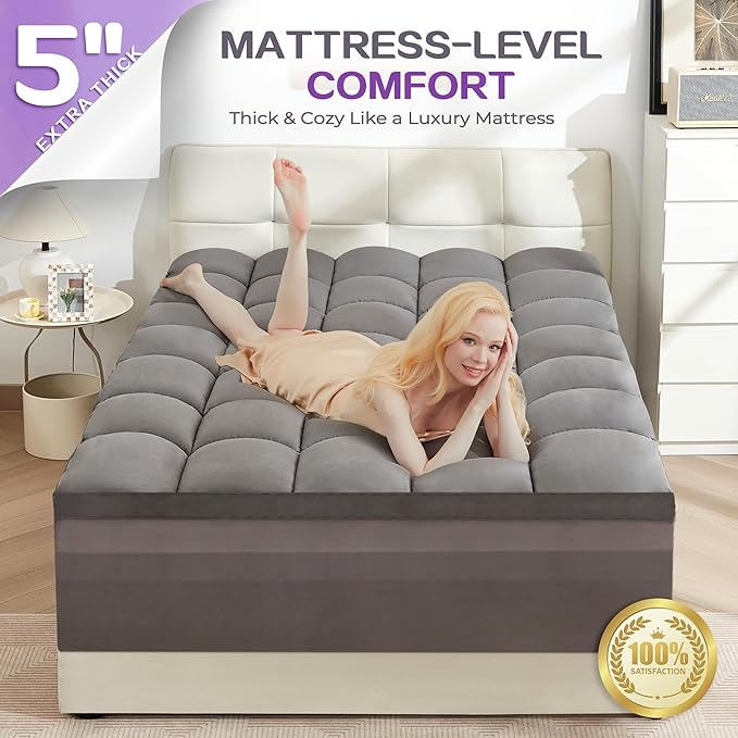 Memory Foam Mattress Topper - Queen