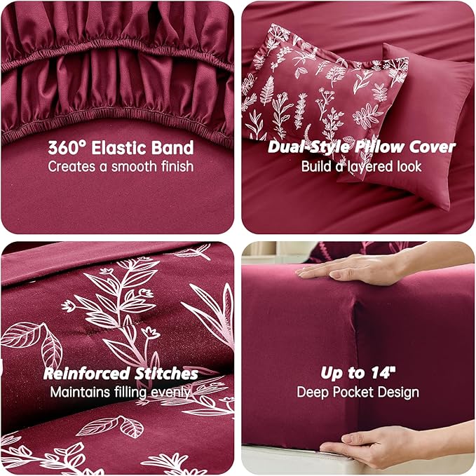 Comforter Set - Full - 7 Piece