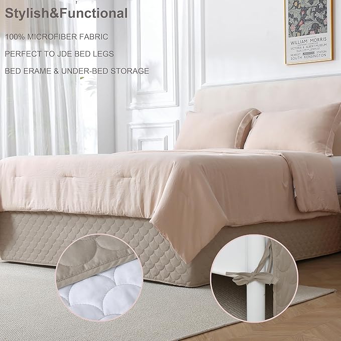 Linen Bed Skirt - Full