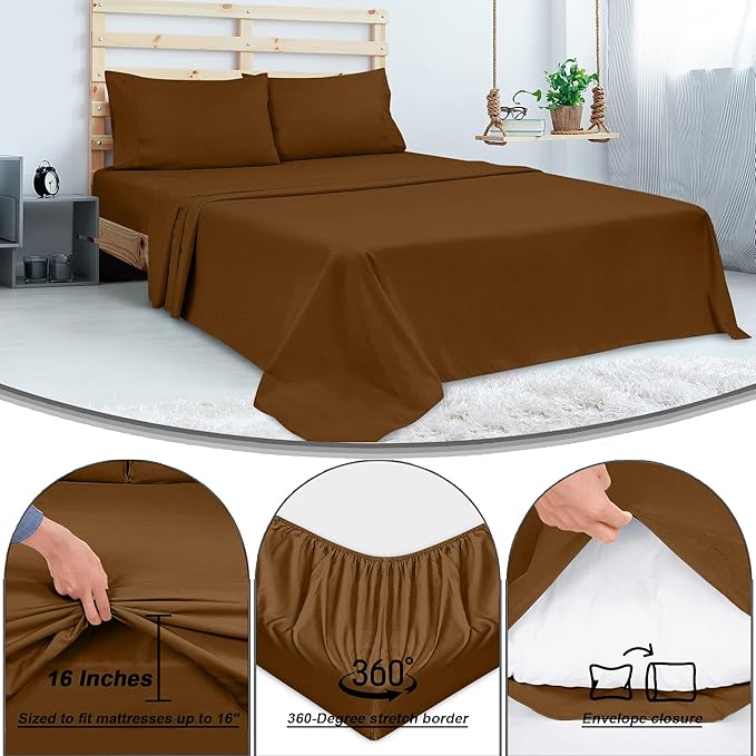 Bed Sheet Set - Queen - 4 Piece