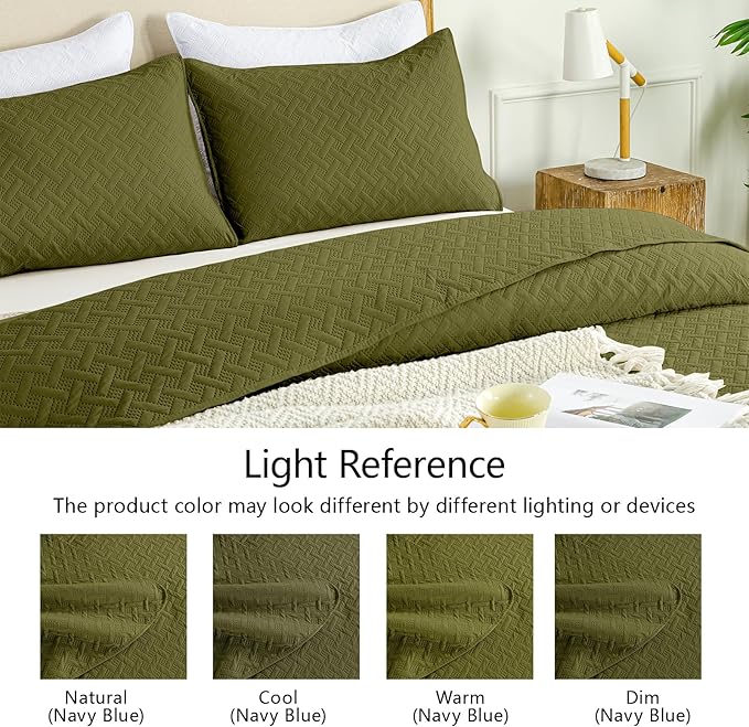 Microfiber Quilt Set - Twin - 2 Piece