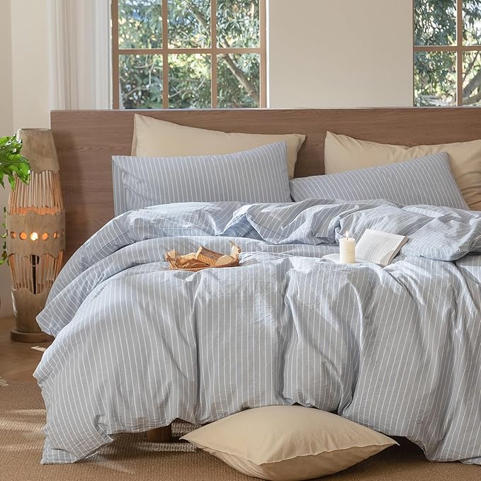 Linen Duvet Cover Set - Queen