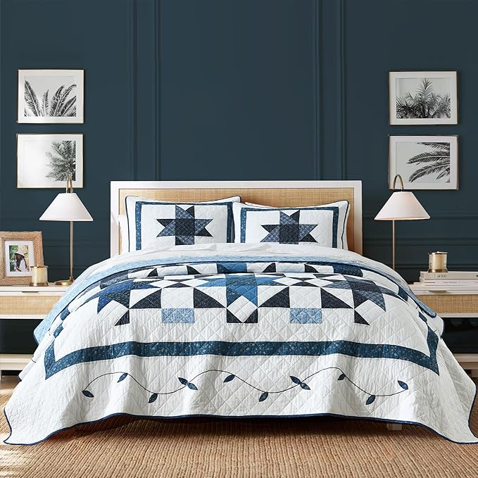 100% Cotton Quilt Set - Queen