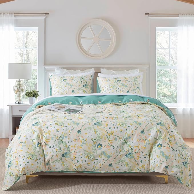 100% Cotton Duvet Cover Set - King - 3 Piece