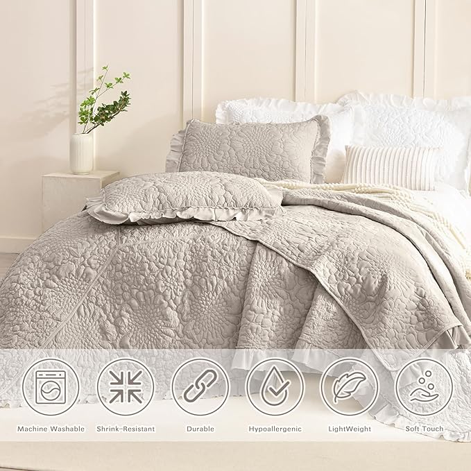 Linen Bedding Set - 3 Piece