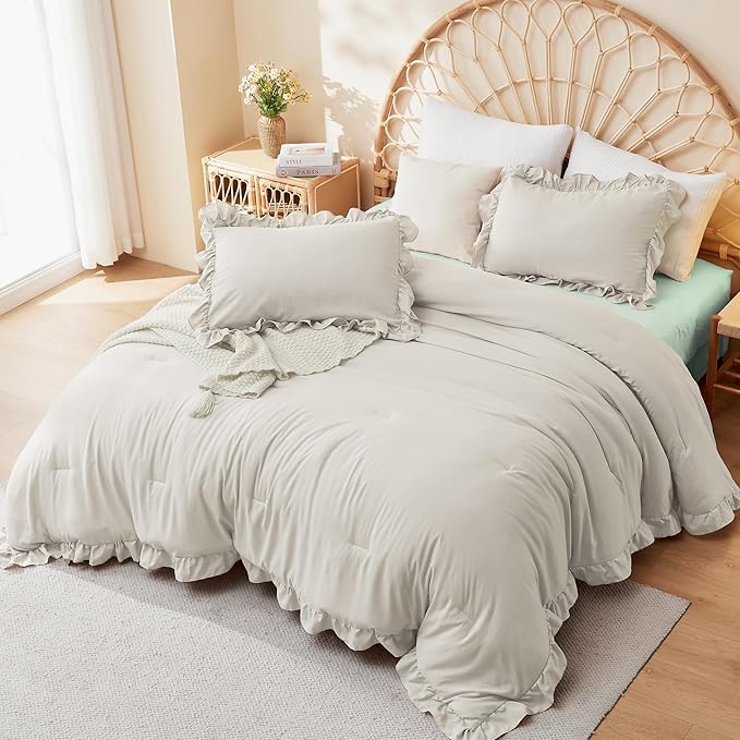 Linen Comforter Set - Queen - 90 x 90 in - 3 Piece