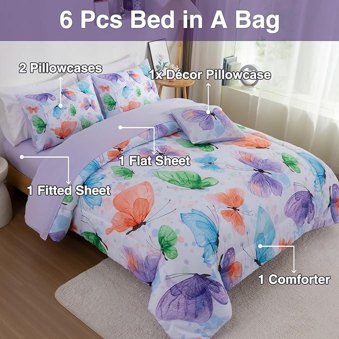 Comforter Set - Twin - 6 Piece