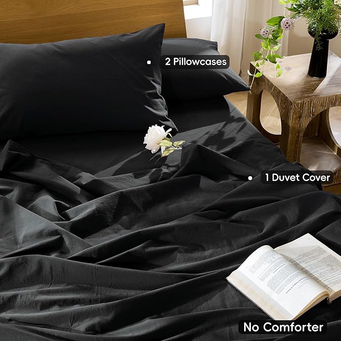 Linen Duvet Cover Set - King