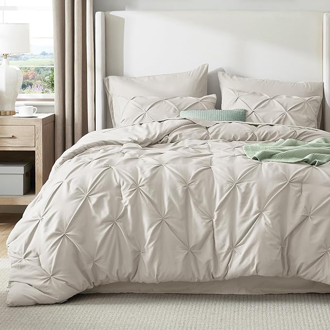 Linen Comforter Set - Full - 7 Piece