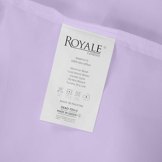 Microfiber Flat Sheet - King - 2 Pack