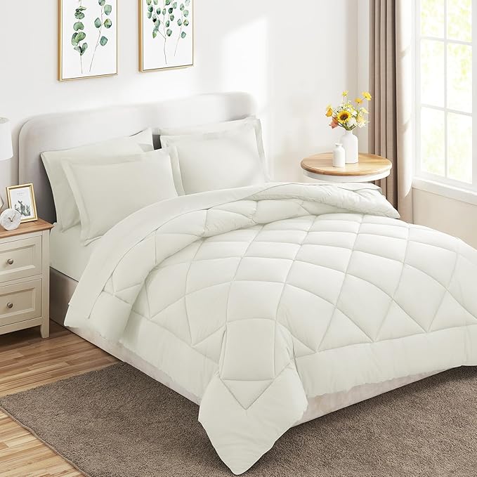 Down Alternative Comforter Set - Full - 7 Piece