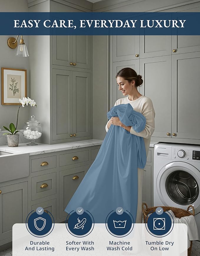 Linen Bed Sheet Set - King