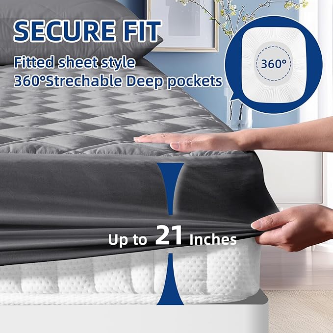 Cooling Mattress Protector - King