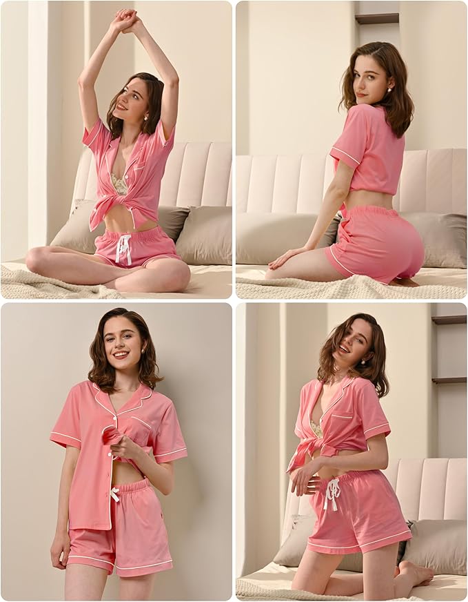 Women's 100% Cotton Pajama Set - 2 Piece