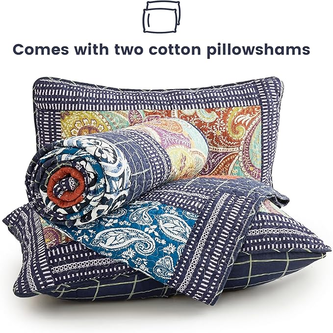 100% Cotton Quilt Set - California King