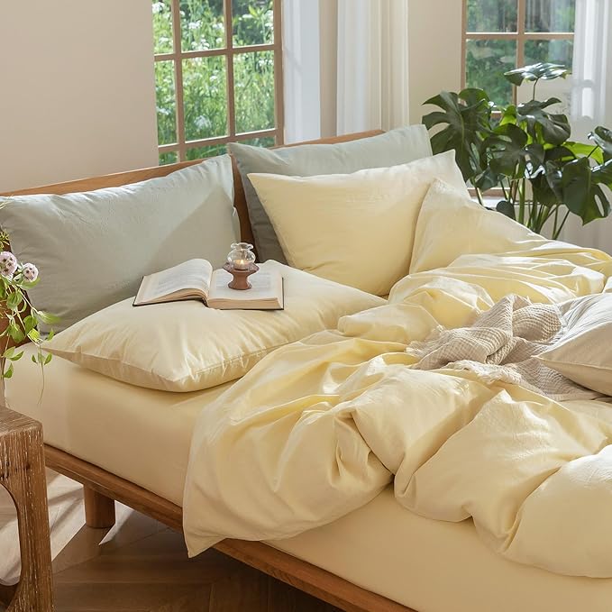 Linen Duvet Cover Set - Queen