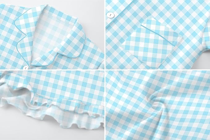 100% Cotton Shorts Pajama Set - Short Sleeve - 2 Piece
