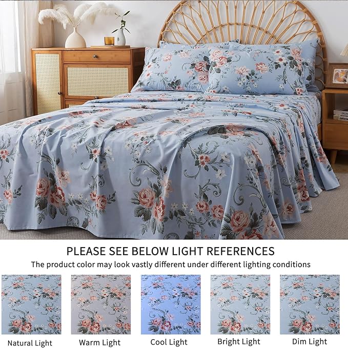 Bed Sheet Set - Queen - 4 Piece