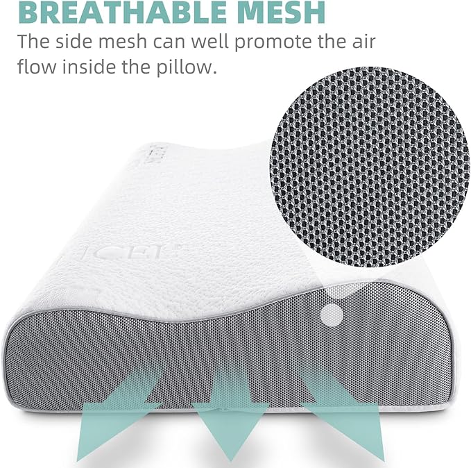 Memory Foam Orthopedic Bed Pillow