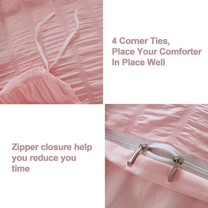 Microfiber Duvet Cover Set - Full - 80 x 90 in - 3 Piece